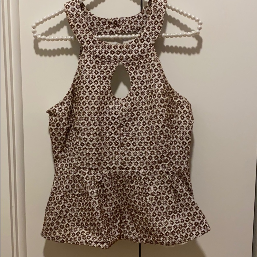 Anthropologie Floral summer top